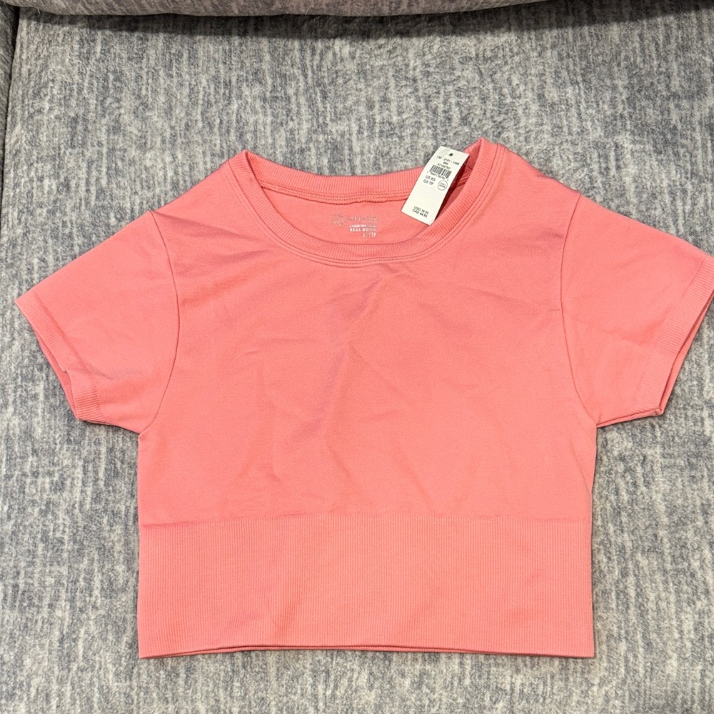 Offline by Aerie Pink Crop Top